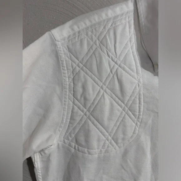 Vintage Hunting Ammo Shooting Shirt Padded Shoulder - 15 1/2 - WHITE Pheasant - Picture 4 of 6